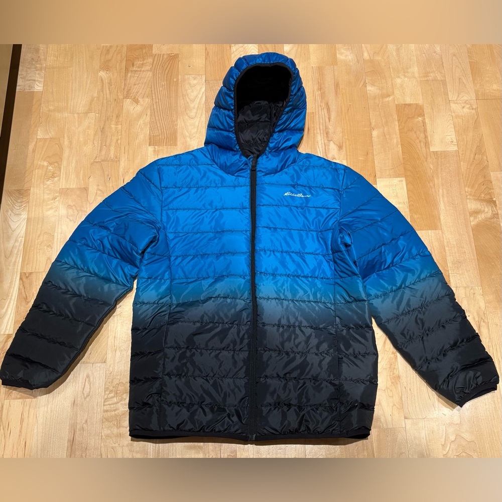 Eddie Bauer Kids CirrusLite Down Hooded Jacket, size Kids XL